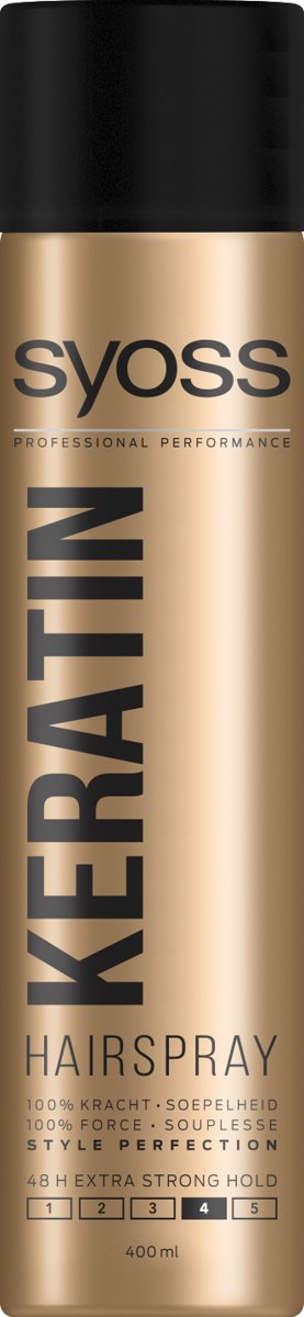 Haarspray Keratine 4- Strong Hold 400 ml