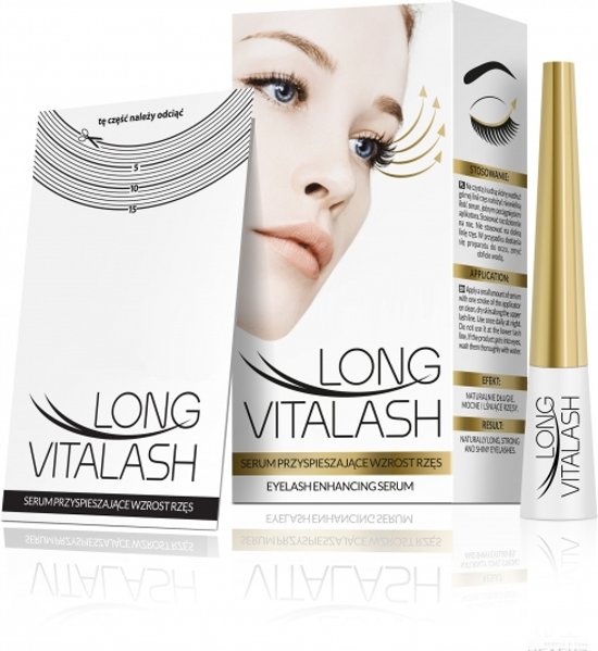 Long Vita Lash Wimperserum | Veilig langere én vollere Wimpers met het best verkochte wimpergroei serum van 2018! | nieuwe Formule zonder bimatoprost