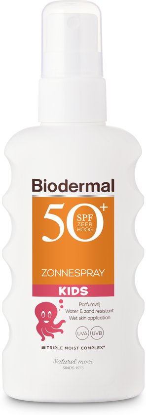 Biodermal Zonnebrand Kids - Zonnespray - SPF 50+ - 175 ml