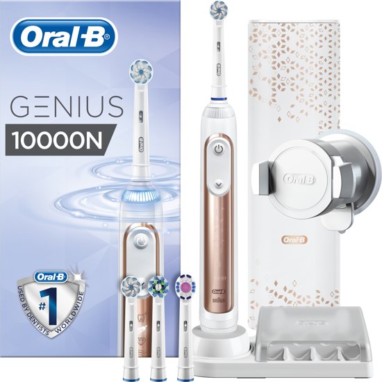 Oral-B Genius 10000N Rose Gold - Elektrische Tandenborstel