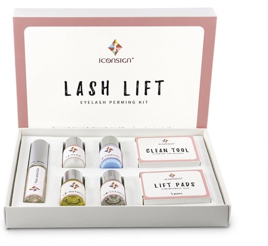 Iconsign Wimperlifting / Lash Lift Set - Professional Starter Kit - 7-Delig - Permanent