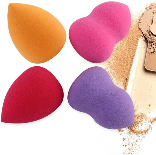 Make Up Spons | 4st. | Gezicht Sponsje | Foundation Blender | Beauty | Poeder | Make-Up Sponsje | Diverse kleuren