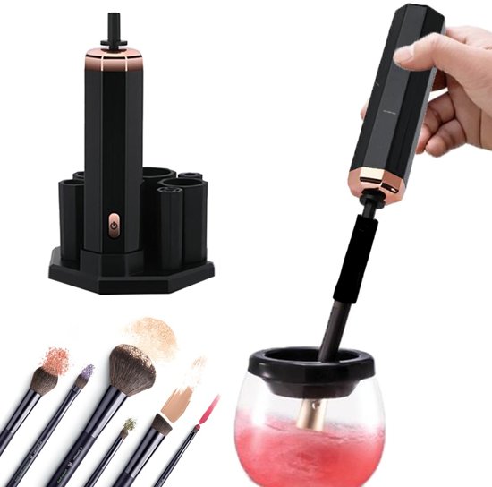 MaaHype Make-up brush cleaner - Kwastenreinigers - Zwart