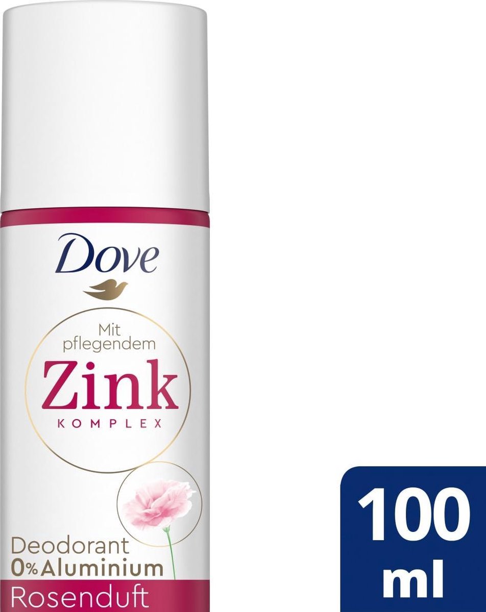 Dove Deo Spray Deodorant met Zink Roos Geur, 100 ml