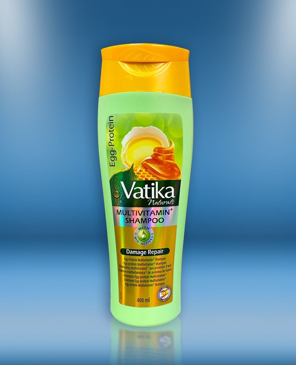 Egg-Protein shampoo 400 ml – Dabur Vatika - Proteïne shampoo - Proteine shampoo - Ei-proteine shampoo