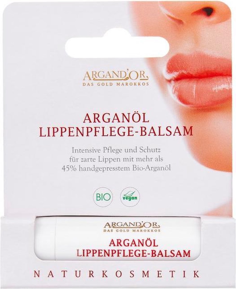 Arganolie lippen verzorgingsbalsem - 2X Vegan lippen balsem - Argan oil balsem