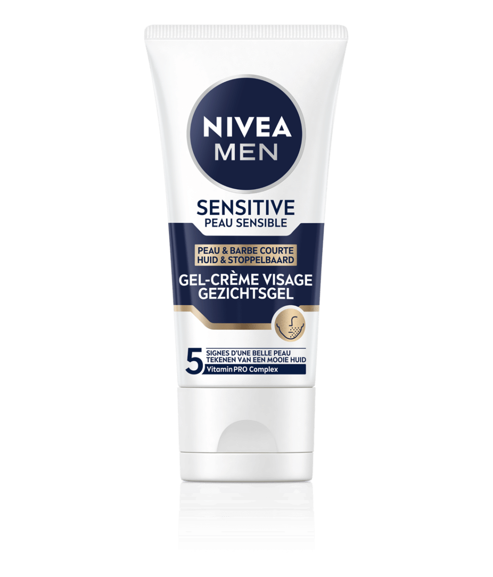 NIVEA MEN SENSITIVE HUID & STOPPELBAARD GEZICHTSGEL 50ML