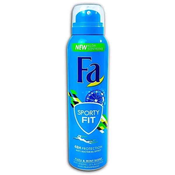 Deodorant - Spray - Sporty Fit - Yuzu & Mint Scent