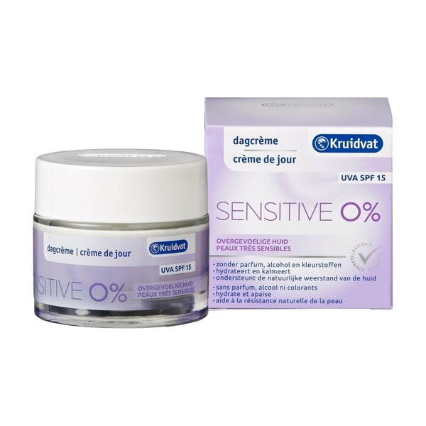 Kruidvat dagcreme sensitive 0%