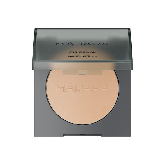 MÁDARA AIR EQUAL zijdezacht mineraal poeder, #0 Translucent