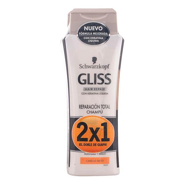Schwarzkopf - GLISS REPARADOR TOTAL SHAMPOO LOTE 2 pz