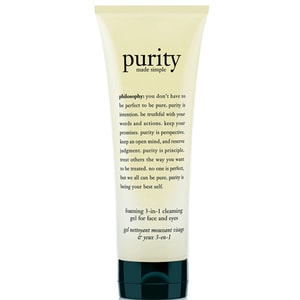 PURITY MADE SIMPLE PURITY MADE SIMPLE FOAMING 3-IN-1 CLEANSING GEL FOR FACE AND EYES
