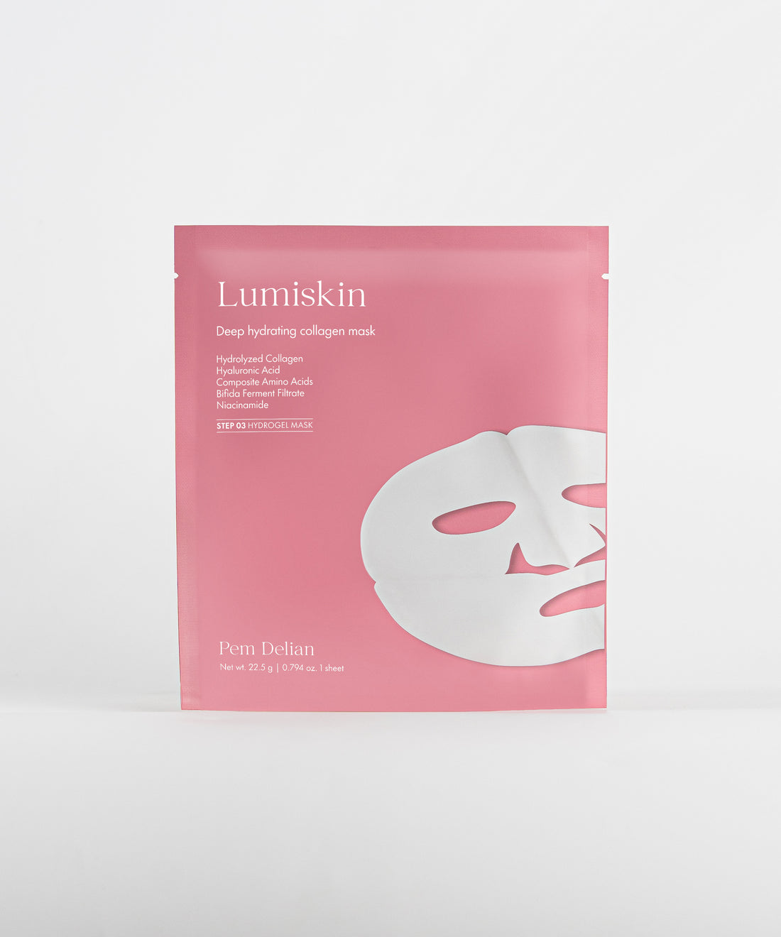 Lumiskin deep hydrating collagen mask