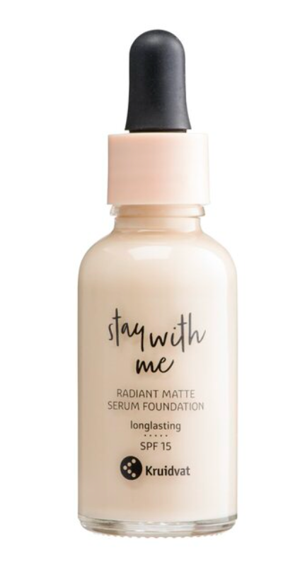 Kruidvat Stay With Me 005 N Fair Ivory Radiant Matte Serum Foundation