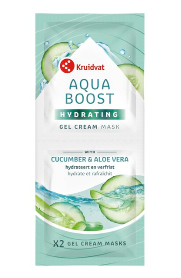 Kruidvat Aqua Boost Hydrating Gel Cream Mask