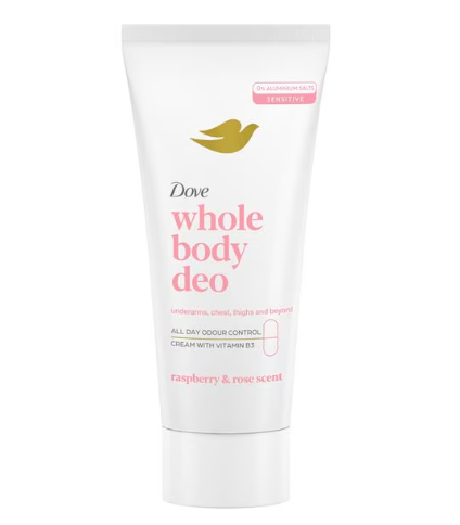 Whole Body Raspberry & Rose Deodorant Cream
