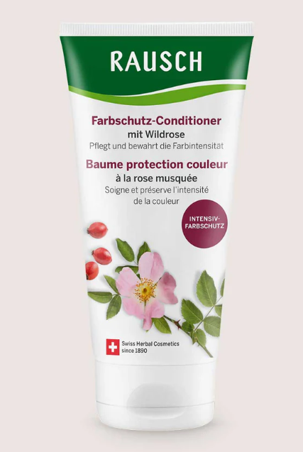 Color-protecting conditioner with wild rose