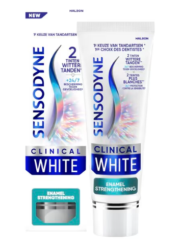 Clinical White Enamel Strenghtening Tandpasta