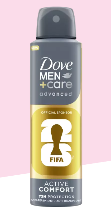 Men+Care Advanced Active Comfort Deodorant Spray | Fifa Edition