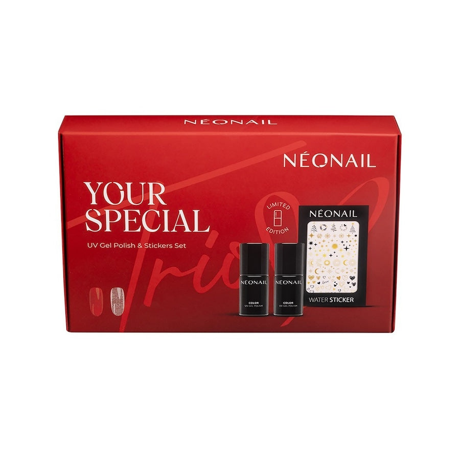 NEONAIL YOUR SPECIAL TRIO - UV Gel Polish & Stickers Set