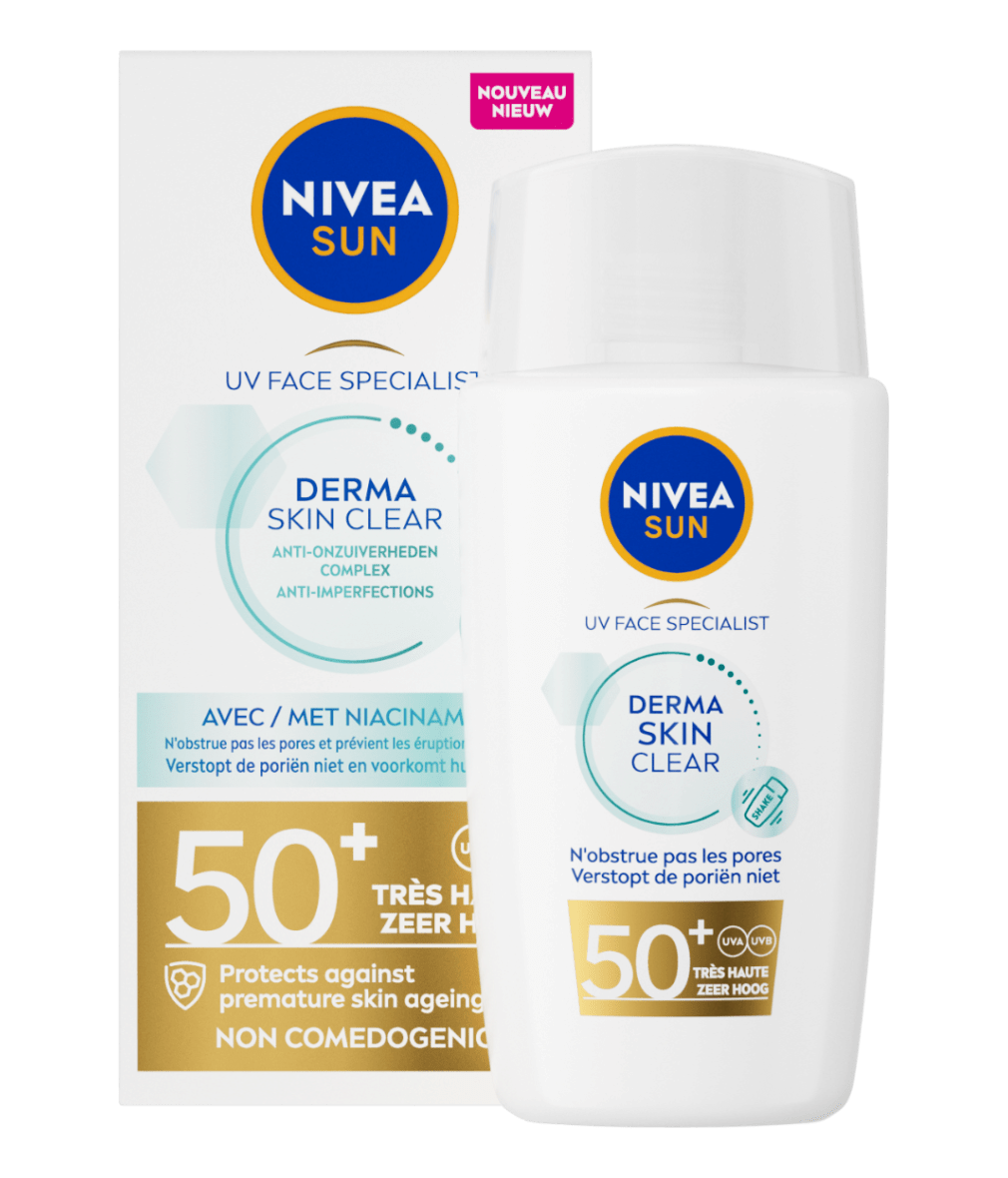 NIVEA SUN UV Face Specialist Derma Skin Clear Fluid SPF50+