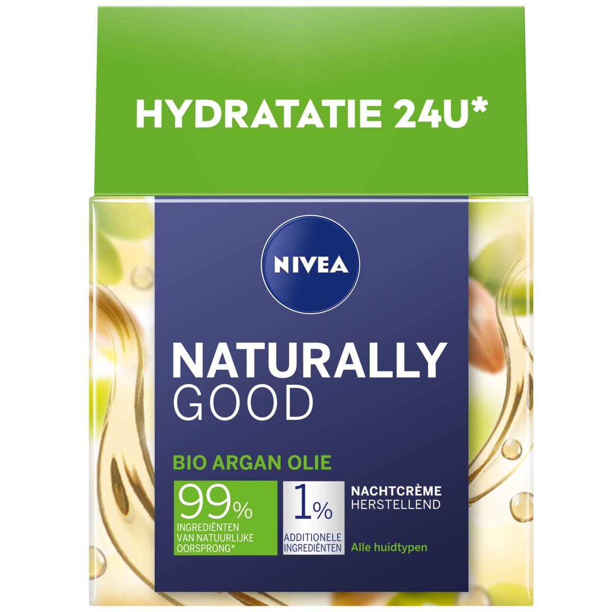 NIVEA Naturally Good Herstellende Nachtcrème 50ml