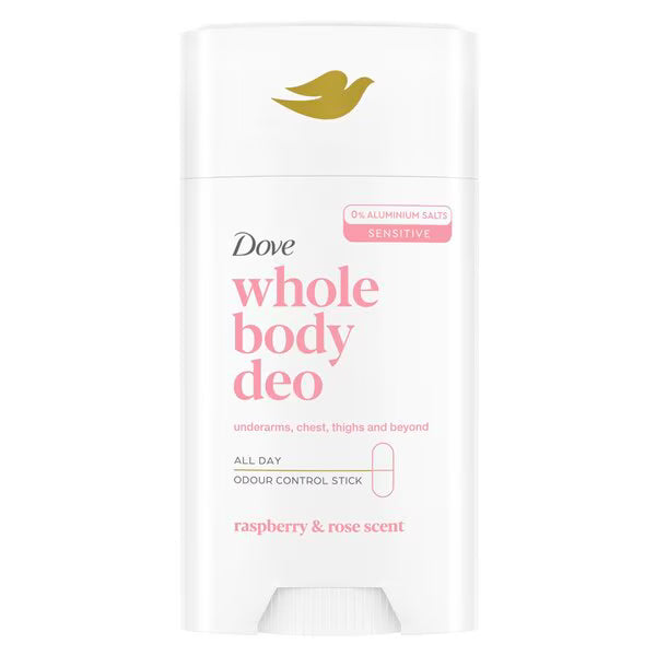 Dove Whole Body Raspberry & Rose Deodorant Stick 75ml