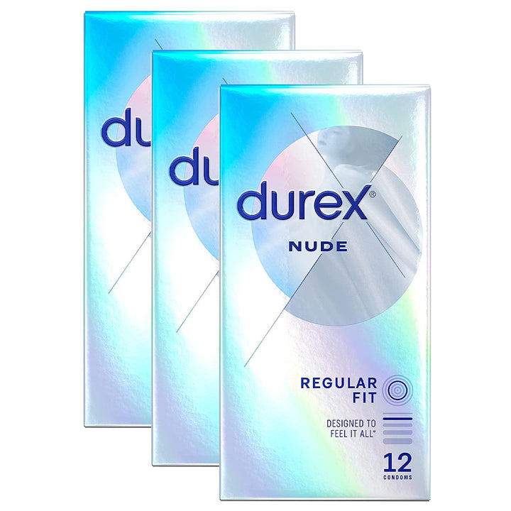 Nude Regular Condoms - 12 Pack