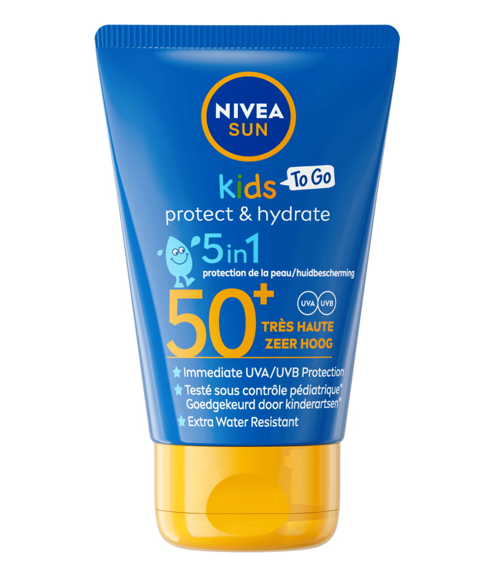 NIVEA SUN Kids To Go Size 5in1 Zonnemelk SPF50+ 50ml