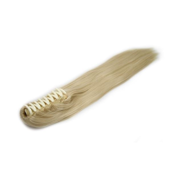 Fashiongirl Pferdeschwanz Hair Extensions M/ Clasp #613 Blonde - Smooth