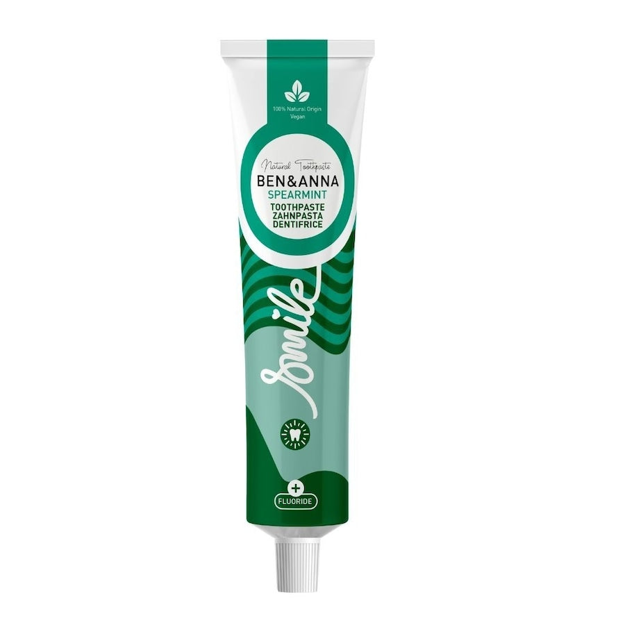 Ben & Anna Smile with Fluoride Spearmint