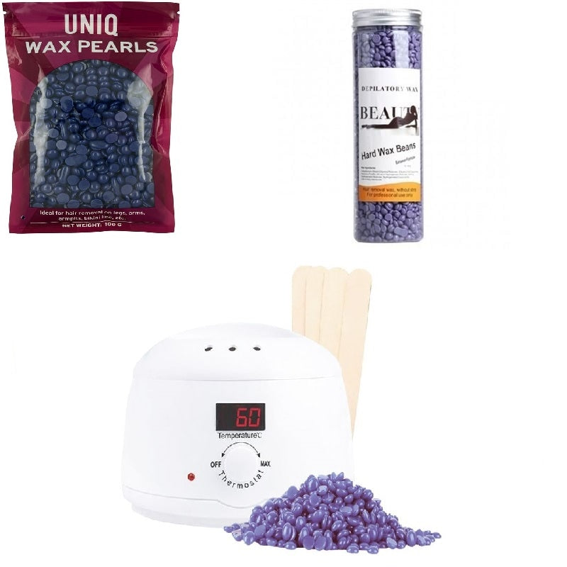 UNIQ Wax warmer met wasparels 500 g voor ontharing