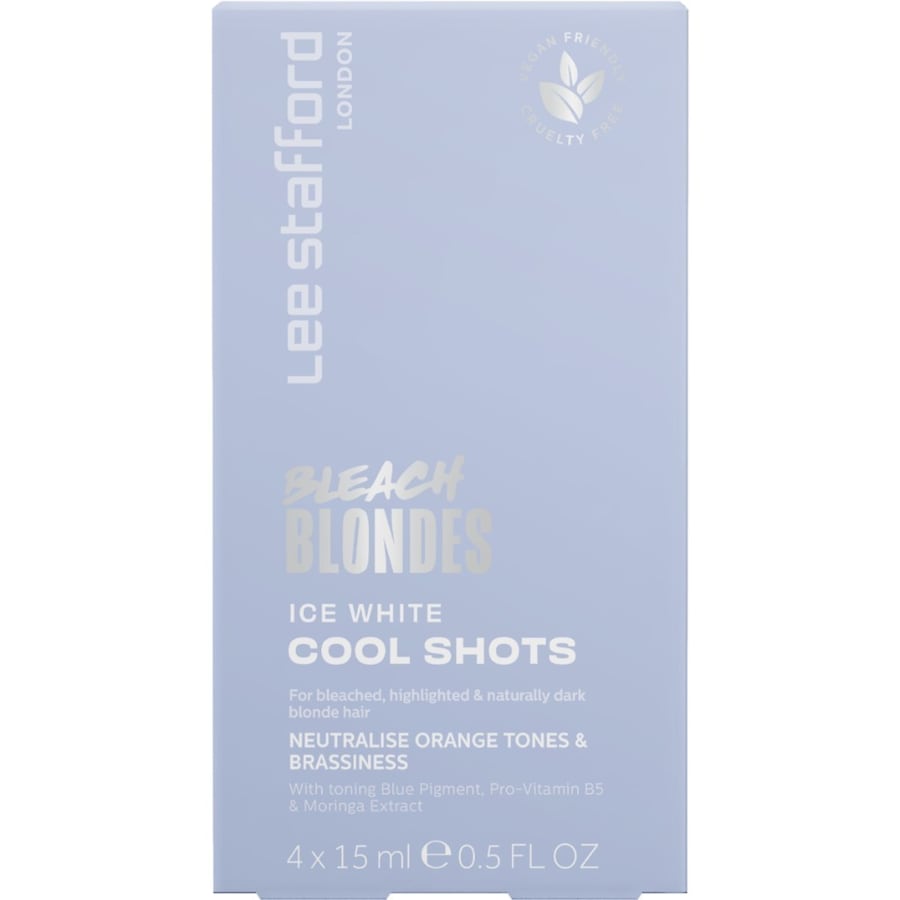 Lee Stafford Bleach Blondes Ice White Coole Shots 4 x