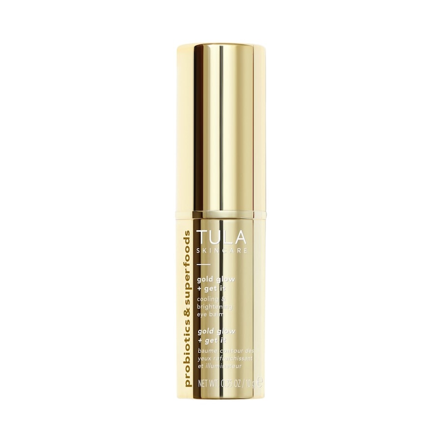TULA Probiotics & Superfoods Gold Glow + Get It Cooling & Brightening Eye Balm