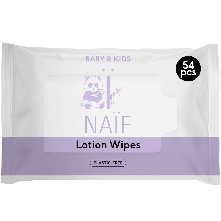 Naif Plasticvrije Lotion Billendoekjes voor Baby & Kids 8 X 54 PCS