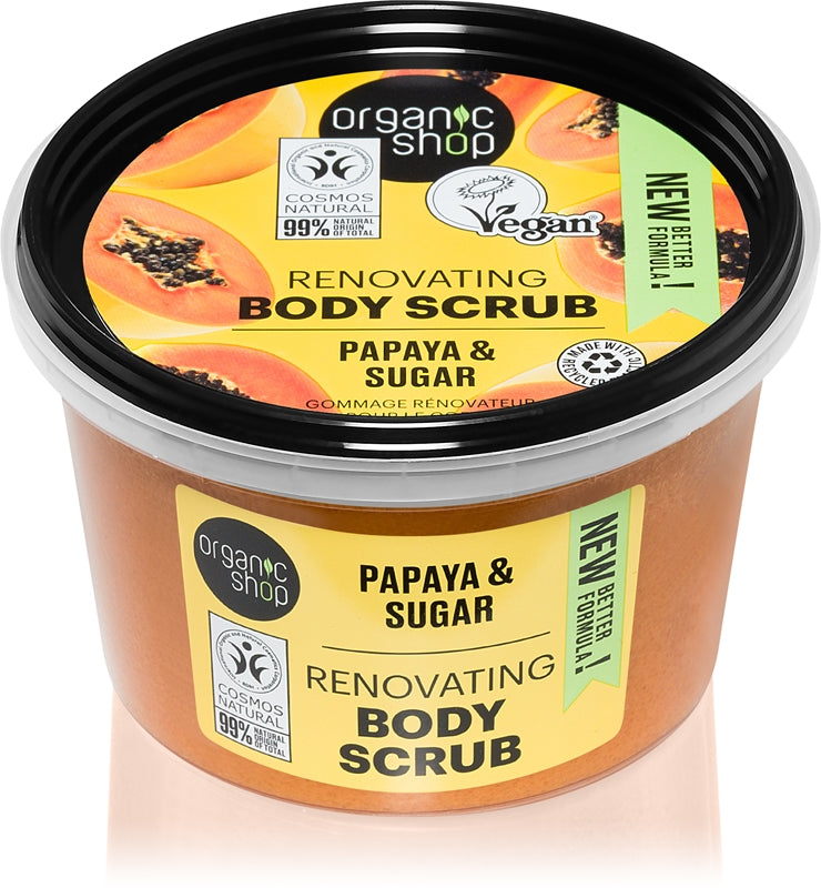 Organic Papaya & Sugar Body Scrub