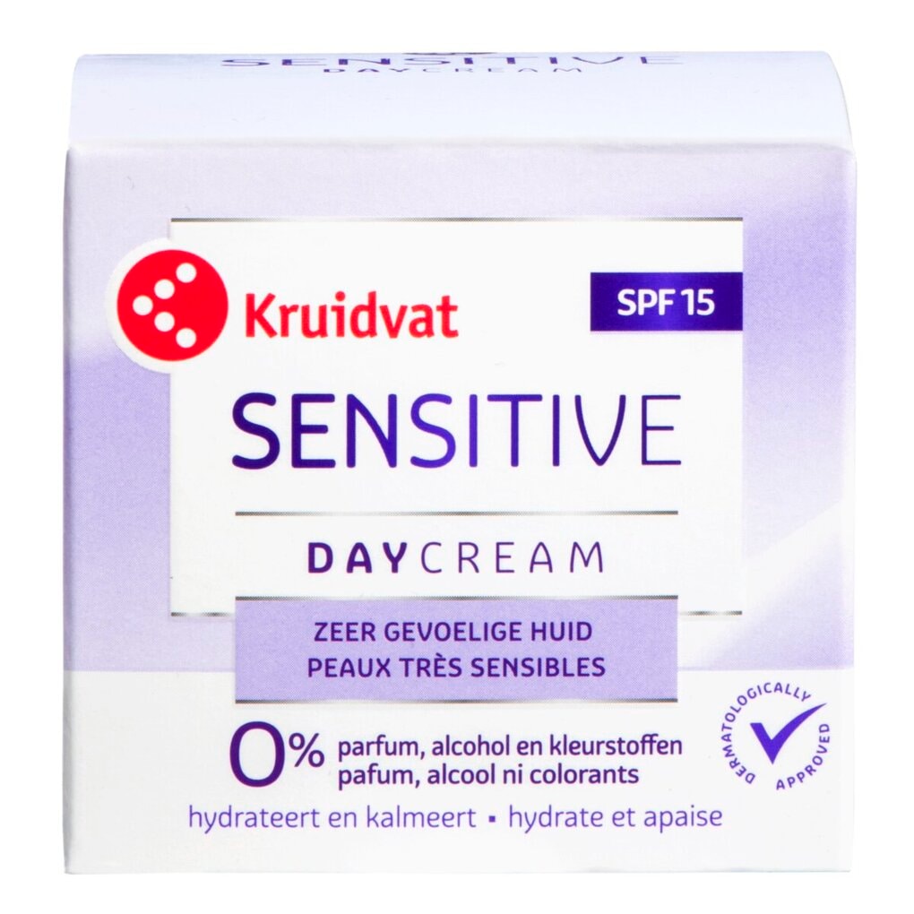 Kruidvat Sensitive SPF15 Dagcrème voor de Zeer Gevoelige Huid