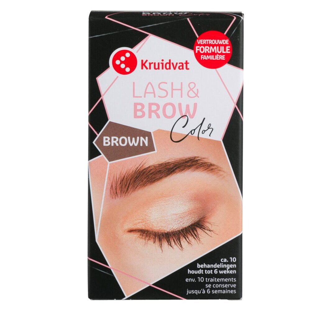 Kruidvat Lash & Brow Color Brown Wimper- en Wenkbrauwverf