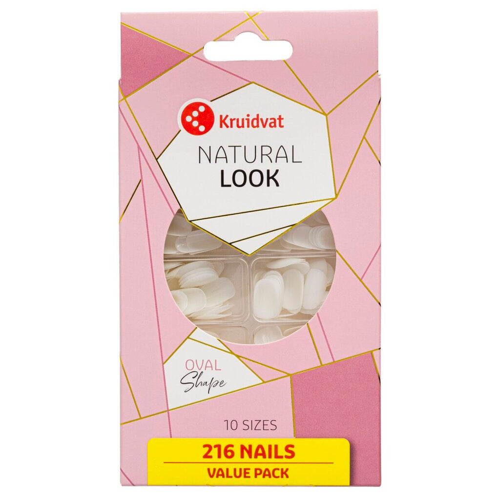 Kruidvat Salon Nails Natural Look Oval Kunstnagels
