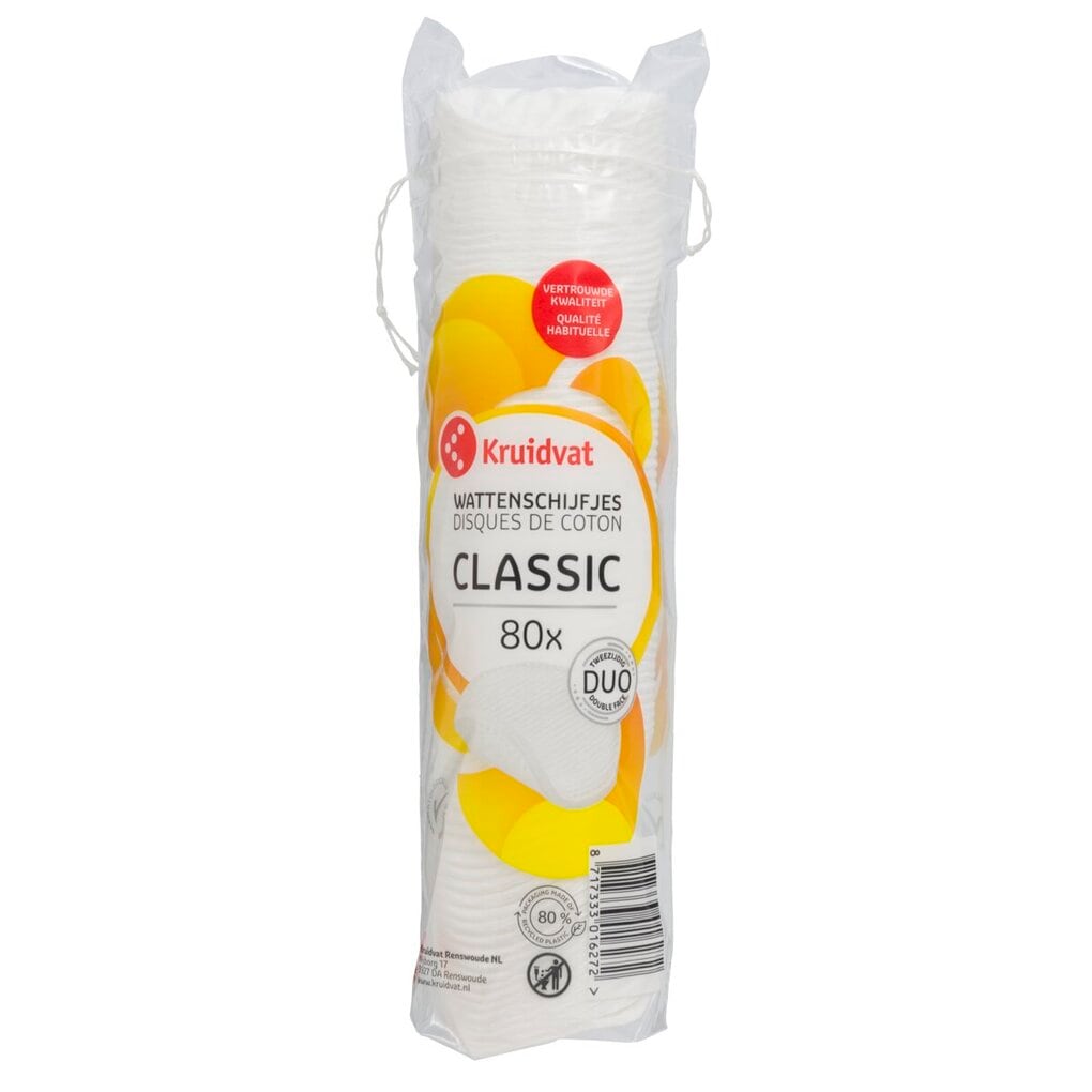 Kruidvat 100% Cotton Wattenschijfjes