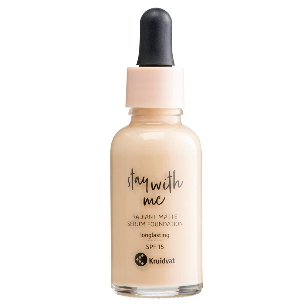 Kruidvat Stay With Me 010 W Fairy Nude Radiant Matte Serum Foundation