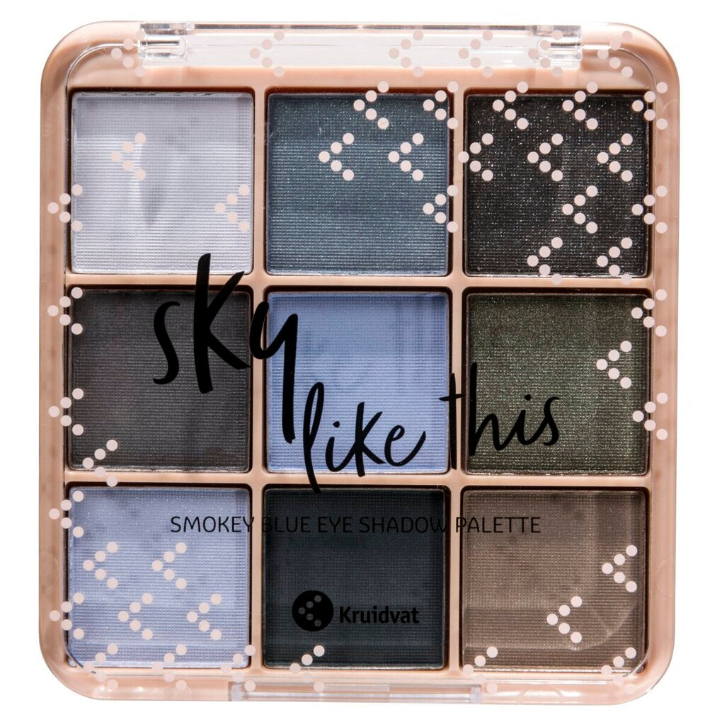 Kruidvat Sky Like This Smokey Blue Eye Shadow Palette