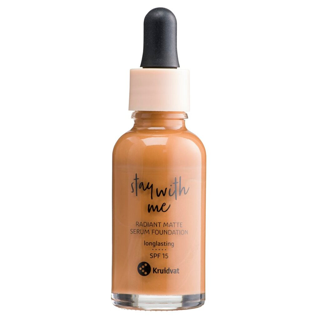 Kruidvat Stay With Me 050 W Soft Almond Radiant Matte Serum Foundation