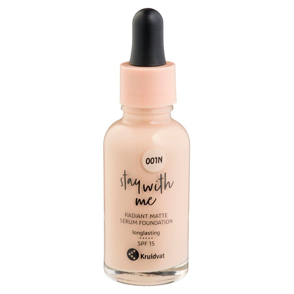 Kruidvat Stay With Me 001N Fair Lily Radiant Matte Serum Foundation