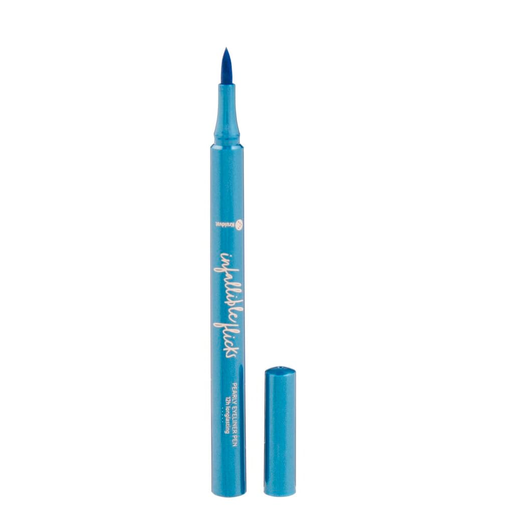 Kruidvat Infallible Flicks 080 Blue Coral Pearly Eyeliner Pen