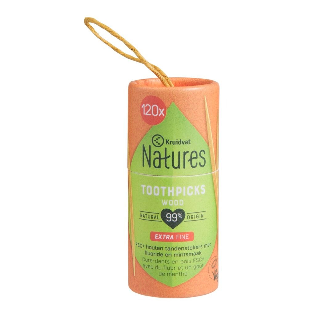 Kruidvat Natures Houten Tandenstokers