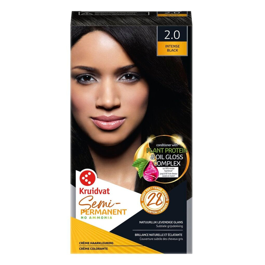 Kruidvat 2.0 Black Semi-Permanente Haarkleuring