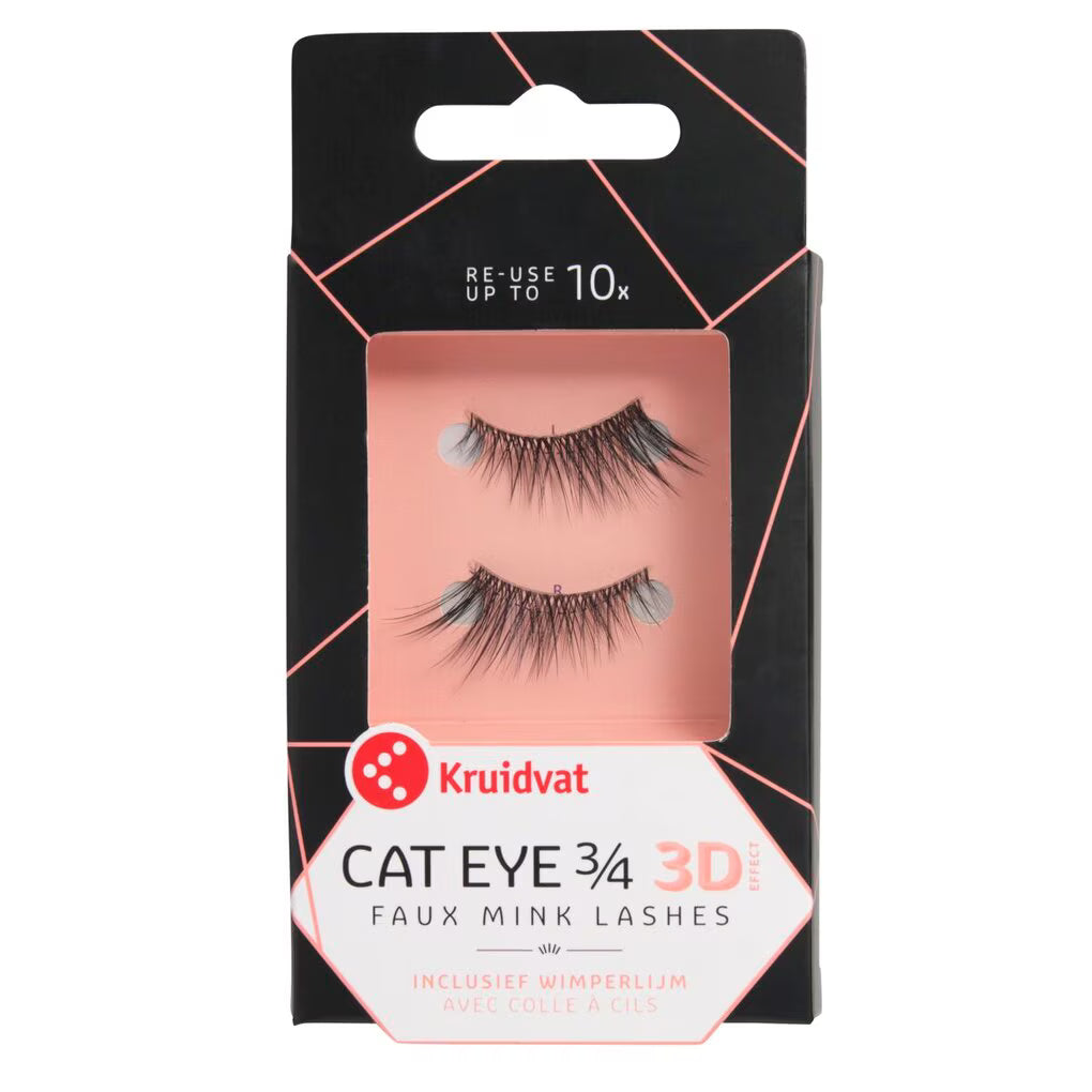 Kruidvat Cat Eye 3/4 3D Faux Mink Lashes