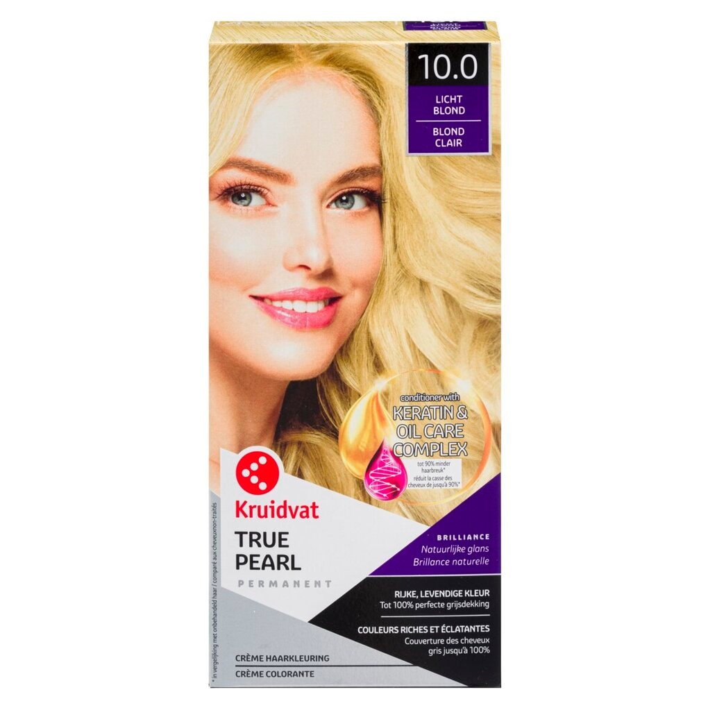 Kruidvat 10.0 Licht Blond Crème Haarkleuring