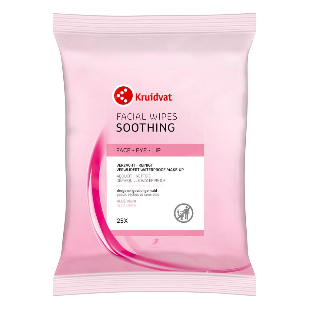 Kruidvat Cleansing Soothing Gezichtsreinigingsdoekjes